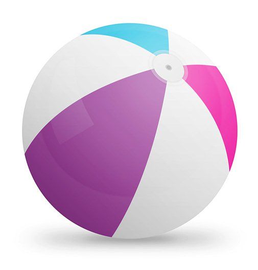 Plastic beach ball sale